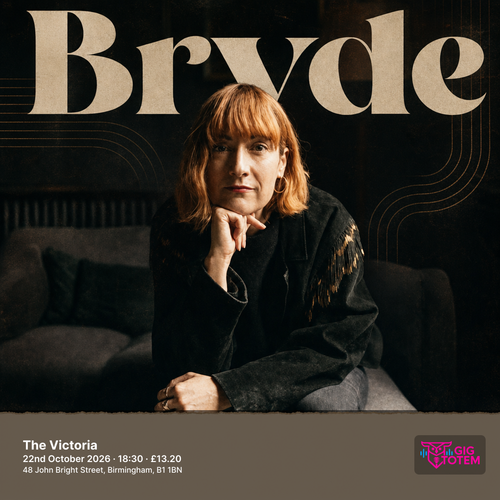 Bryde at The Victoria on 22 October 2026 gig poster