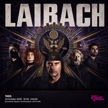 Laibach at 1865 on 1 October 2026 gig poster