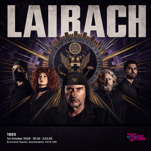 Laibach at 1865 on 1 October 2026 gig poster