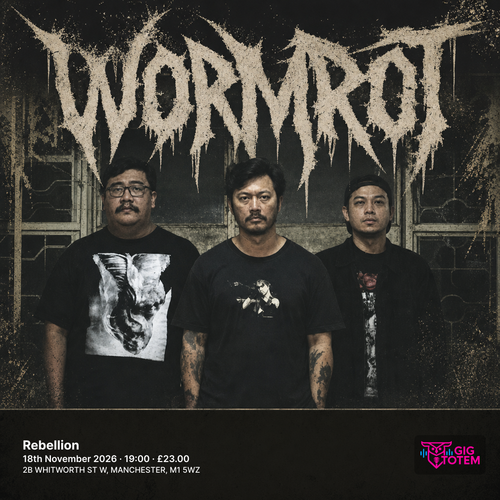 WORMROT at Rebellion on 18 November 2026 gig poster