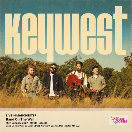 KEYWEST - LIVE IN MANCHESTER KeyWest at Band On The Wall on 15 January 2027 gig poster