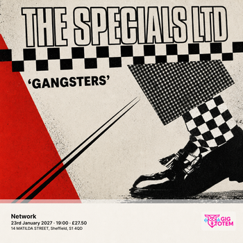 THE SPECIALS LTD 'Gangsters' at Network on 23 January 2027 gig poster