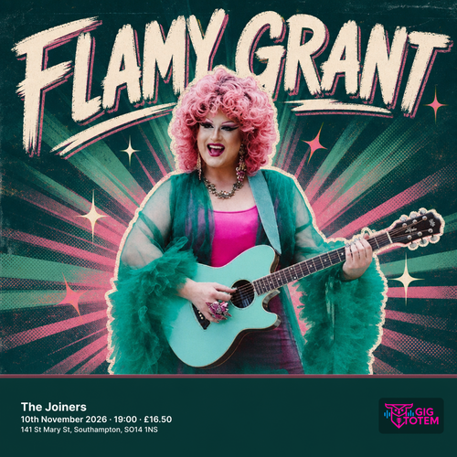 FLAMY GRANT at The Joiners on 10 November 2026 gig poster