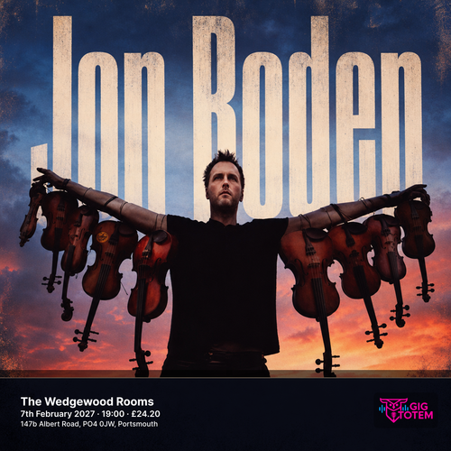 JON BODEN at The Wedgewood Rooms on 7 February 2027 gig poster