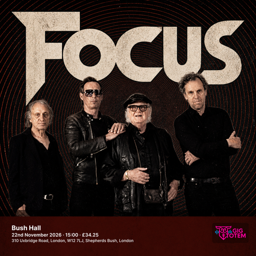 Focus Jack J. Hutchinson at Bush Hall on 22 November 2026 gig poster