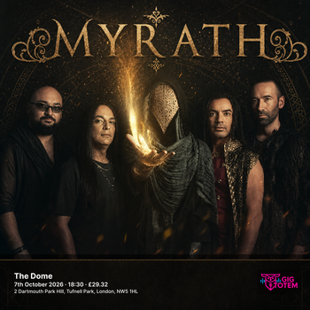 MYRATH Roses Of Thieves at The Dome on 7 October 2026 gig poster