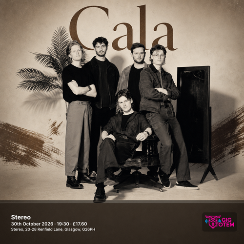 Cala at Stereo on 30 October 2026 gig poster