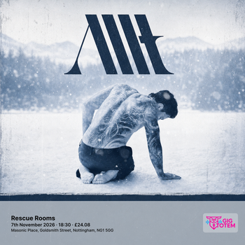 Allt Avralize at Rescue Rooms on 7 November 2026 gig poster