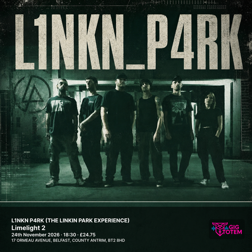 L1NKN P4RK (THE LINKIN PARK EXPERIENCE) L1NKN_P4RK, L1nkn P4rk at Limelight 2 on 24 November 2026 gig poster