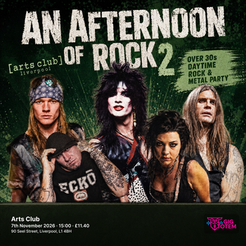 An Afternoon Of Rock 2 at Arts Club on 7 November 2026 gig poster
