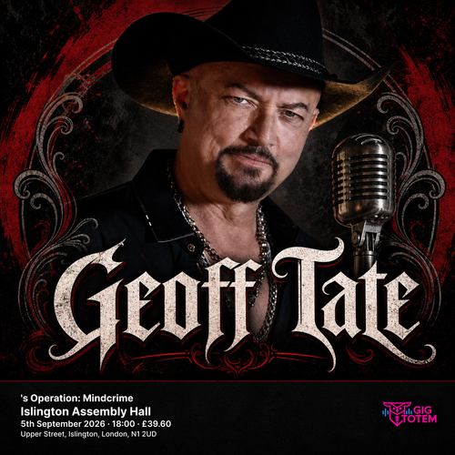 Geoff Tate's Operation: Mindcrime Geoff Tate, Eric Martin at Islington Assembly Hall on 5 September 2026 gig poster