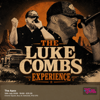The Luke Combs Experience at The Apex on 10 July 2026 gig poster