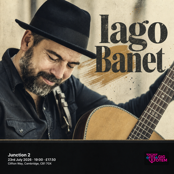 Iago Banet at Junction 2 on 23 July 2026 gig poster