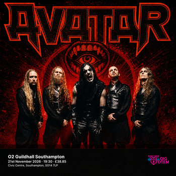Avatar at O2 Guildhall Southampton on 21 November 2026 gig poster