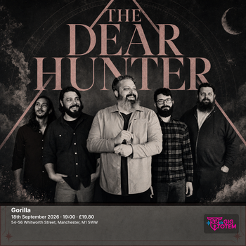 The Dear Hunter at Gorilla on 18 September 2026 gig poster