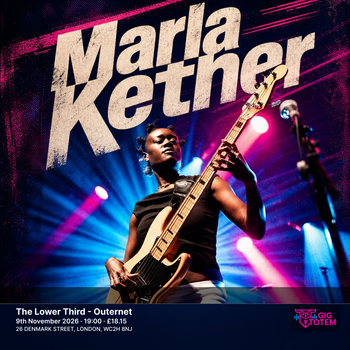Marla Kether at The Lower Third on 9 November 2026 gig poster
