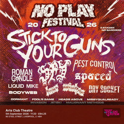 No Play Festival 2026 at ARTS CLUB on 5 September 2026 gig poster