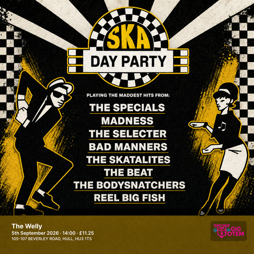 Ska Day Party at The Welly on 5 September 2026 gig poster