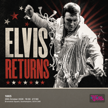 Elvis Returns at 1865 on 29 October 2026 gig poster