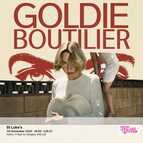 Goldie Boutilier at St Luke's on 7 November 2026 gig poster