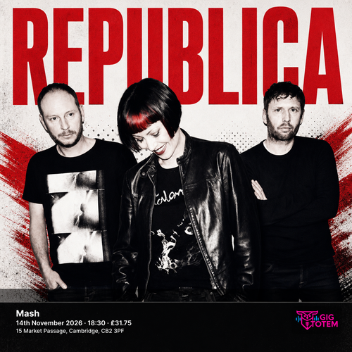 Republica at Mash on 14 November 2026 gig poster