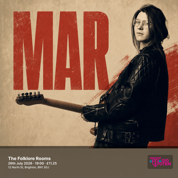 MAR mar. at The Folklore Rooms on 26 July 2026 gig poster