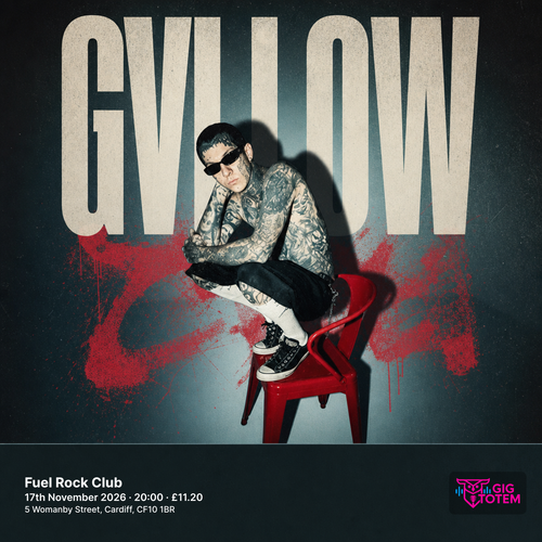 GVLLOW at Fuel Rock Club on 17 November 2026 gig poster