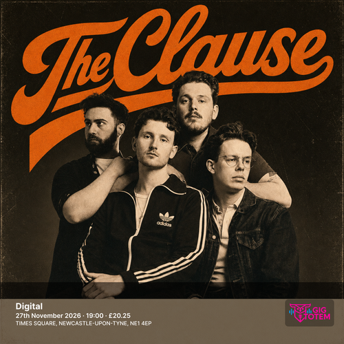 The Clause at Digital on 27 November 2026 gig poster
