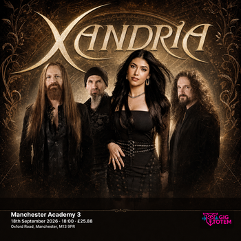 Xandria Sevenspires at Manchester Academy 3 on 18 September 2026 gig poster