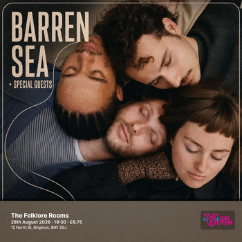 Barren Sea + Special Guests at The Folklore Rooms on 28 August 2026 gig poster