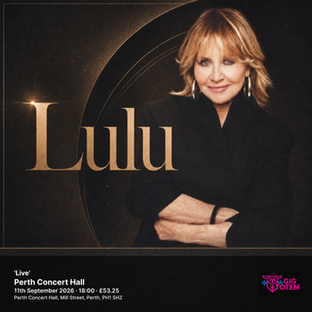 Lulu 'Live' Lulu at Perth Concert Hall on 11 September 2026 gig poster