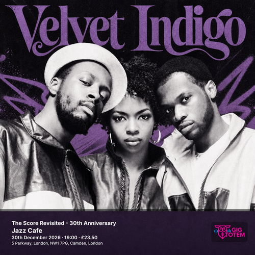 The Score Revisited - 30th Anniversary Velvet Indigo at Jazz Cafe on 30 December 2026 gig poster