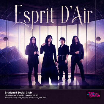 Esprit D'Air at Brudenell Social Club on 14 February 2027 gig poster