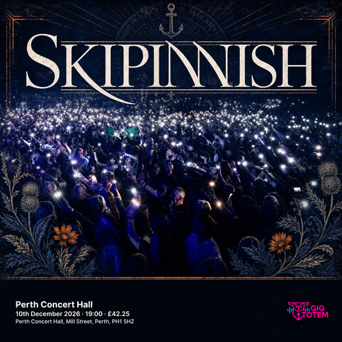 Skipinnish at Perth Concert Hall on 10 December 2026 gig poster