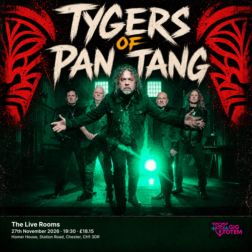 Tygers Of Pan Tang at The Live Rooms on 27 November 2026 gig poster