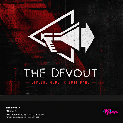 The Devout The Devout - Depeche Mode Tribute Band at Club 85 on 17 October 2026 gig poster