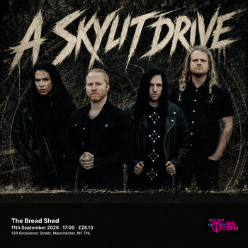 A Skylit Drive Vampires Everywhere!, ASKYLITDRIVE at The Bread Shed on 11 September 2026 gig poster