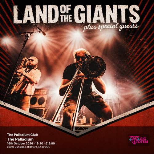 Land of the Giants | The Palladium Club Land of the Giants at PALLADIUM CLUB on 16 October 2026 gig poster