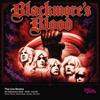 Blackmore's Blood at The Live Rooms on 4 September 2026 gig poster