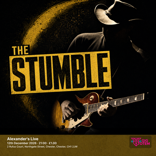 The Stumble at Alexander's Live on 12 December 2026 gig poster