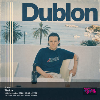 dublon (Live) Dublon at Thekla on 10 November 2026 gig poster