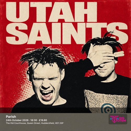 Utah Saints at Parish on 24 October 2026 gig poster