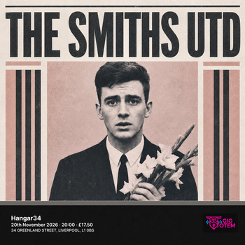 The Smiths UTD at Hangar34 on 20 November 2026 gig poster