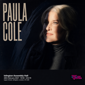 Paula Cole at Islington Assembly Hall on 28 February 2027 gig poster