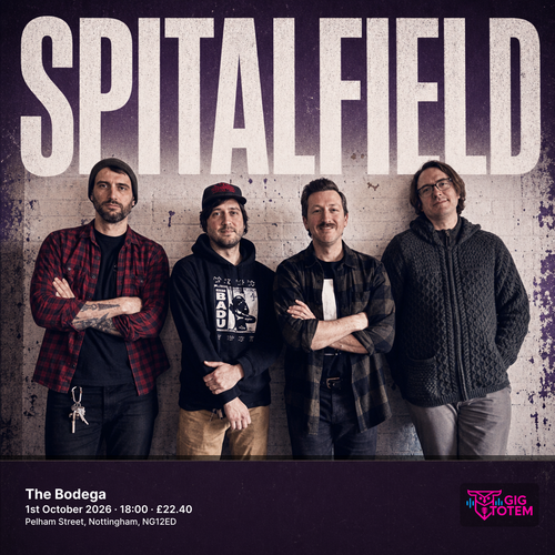Spitalfield Jonah Matranga at The Bodega on 1 October 2026 gig poster