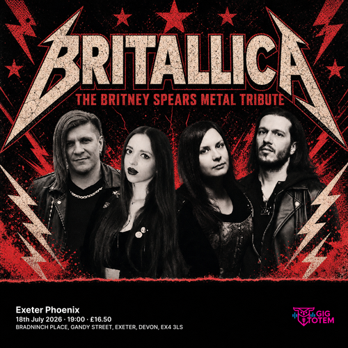 Britallica at Exeter Phoenix on 18 July 2026 gig poster