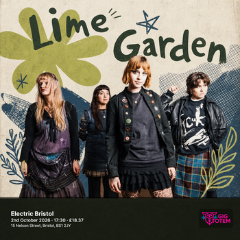 Lime Garden at Electric Bristol on 2 October 2026 gig poster