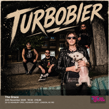 Turbobier at The Grace on 24 November 2026 gig poster