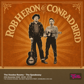 Rob Heron & Conrad Bird at Voodoo Rooms on 20 November 2026 gig poster