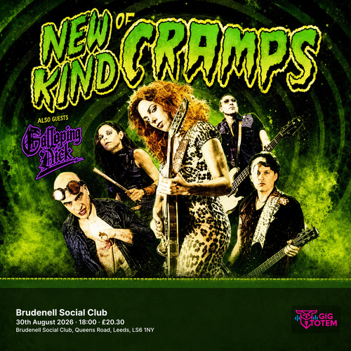 New Kind Of Cramps at Brudenell Social Club on 30 August 2026 gig poster